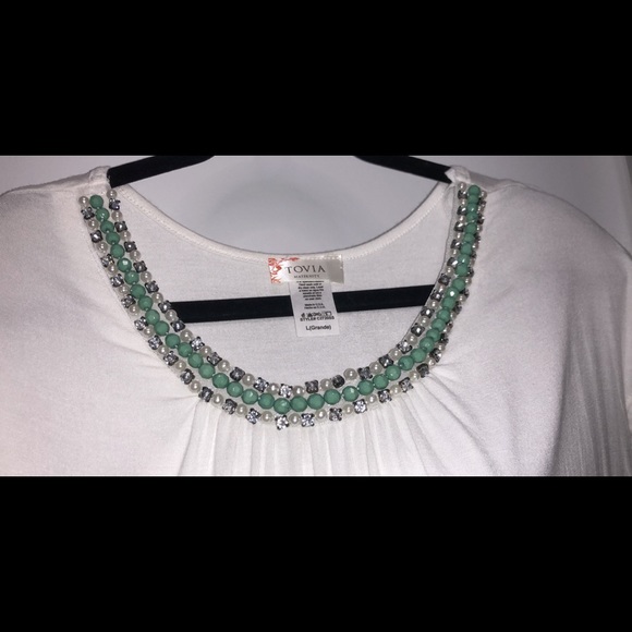 Maternity Shirt with Neck Detail - Picture 2 of 6